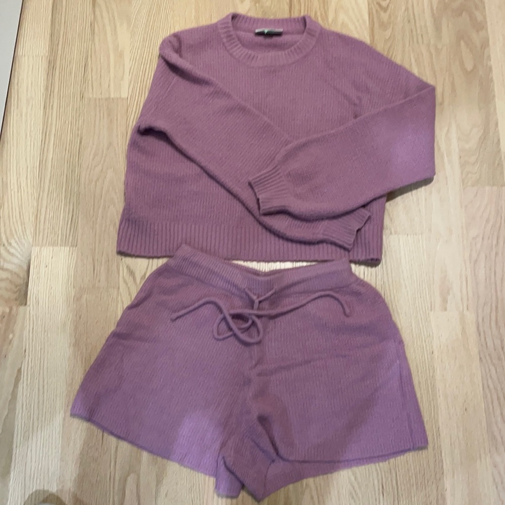 Sweater and shorts set - Anthropologie